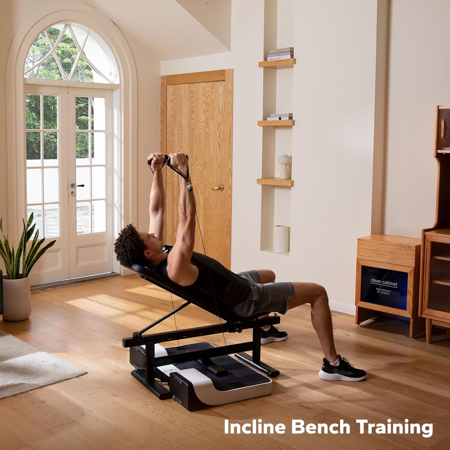 Gym Pal All-in-One Smart Home Gym Machine, Total Body Resistance Strength Training Machine, Fitness Trainer with 200+ Curriculum and 4 Training Modes, Portable Gym & Home Exercise Equipment