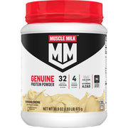 Muscle Milk Genuine Protein Powder, Chocolate, 1.93 Pounds, 13 Servings, 32g Protein, 2g Sugar, Calcium, Vitamins A, C & D, NSF Certified for Sport, Energizing Snack, Packaging May Vary