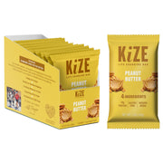 KiZE Energy Bars - Chocolate Chip Cookie - Almond-Butter-Based, Gluten Free, Dairy Free, Non-GMO, and High Protein Meal Replacement Energy Bars, Clean and Simple Food Ingredients - 10g High Protein Snacks, (10 Count)