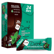 NuGo Dark Chocolate Chocolate Chip, 12g Vegan Protein, 200 Calorie, Gluten Free, 24 Count