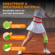 PreCut Kinesiology Tape for Knees, 12PCS Upgraded Waterproof KTQUICK Knee Tape for Knee Pain Relief Pre Cut, Original Cotton Athletic Knee Tape, Waterproof&Hypoallergenic Latex-Free for Sports (Black)