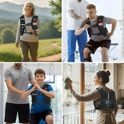 Weighted Vest for Woman and Men, 8lbs/12lbs/16lbs/20lbs/30lbs/40lbs Odorless Adjustable Straps Size Walking Vest,Running Vest with Underarm Buckle, Breathable Mesh Shoulder Pain Relief, Strength Training HIIT