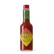 TABASCO Brand Original Red Pepper Hot Sauce, Medium Heat, Glass Bottle, Classic & Versatile Flavor, Three Simple Ingredients, Great for Dips, Tacos, Eggs, Pizza, Oysters & More, 12 Fl Oz (Pack of 1)