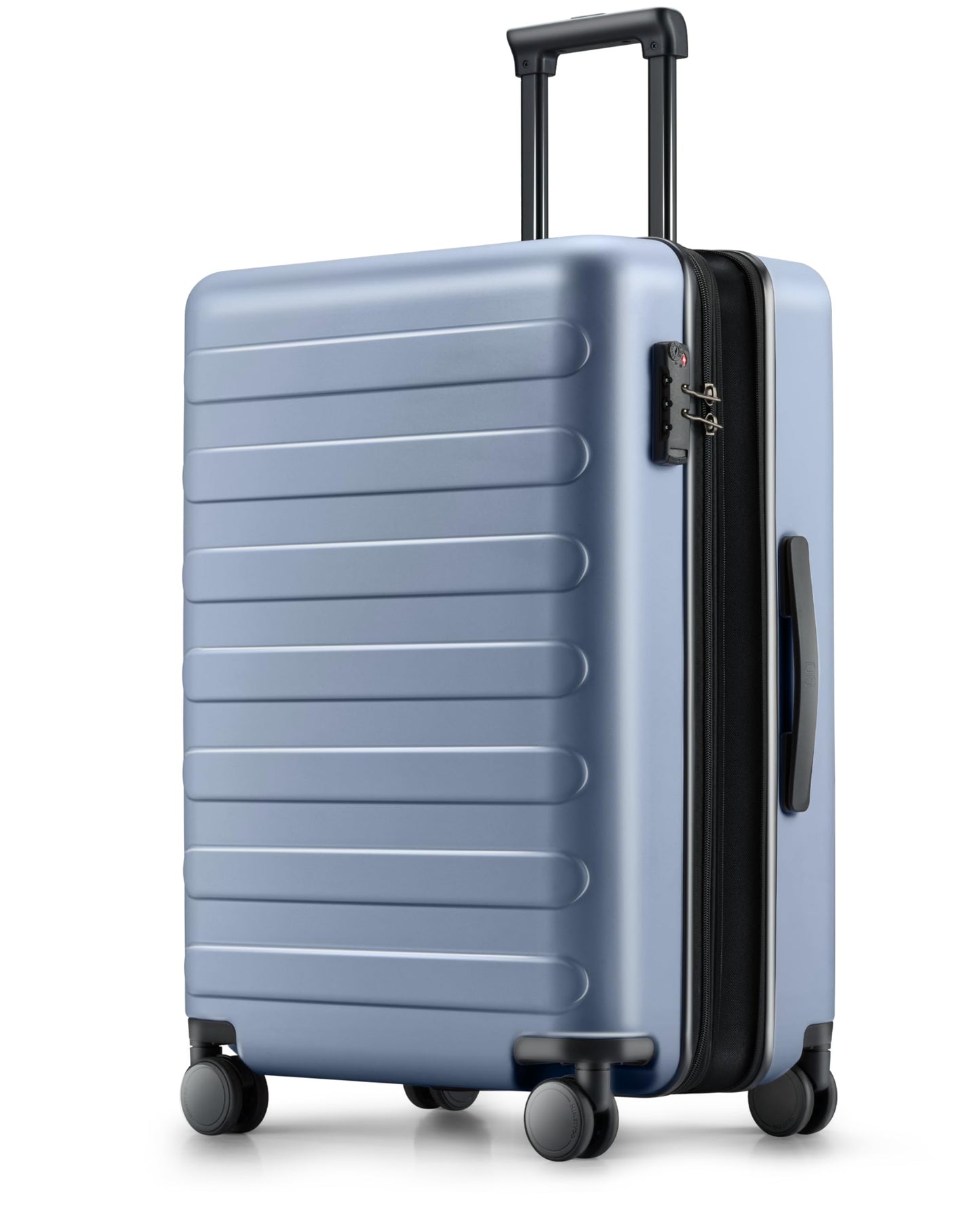 NINETYGO Carry On Luggage 22x14x9 Airline Approved, 20 Inch Luggage with Smooth Spinner Wheels, Lightweight, Hard Shell PC Suitcase Carry-On, Travel Luggage, TSA Approved (Pink, Rhine Basic)