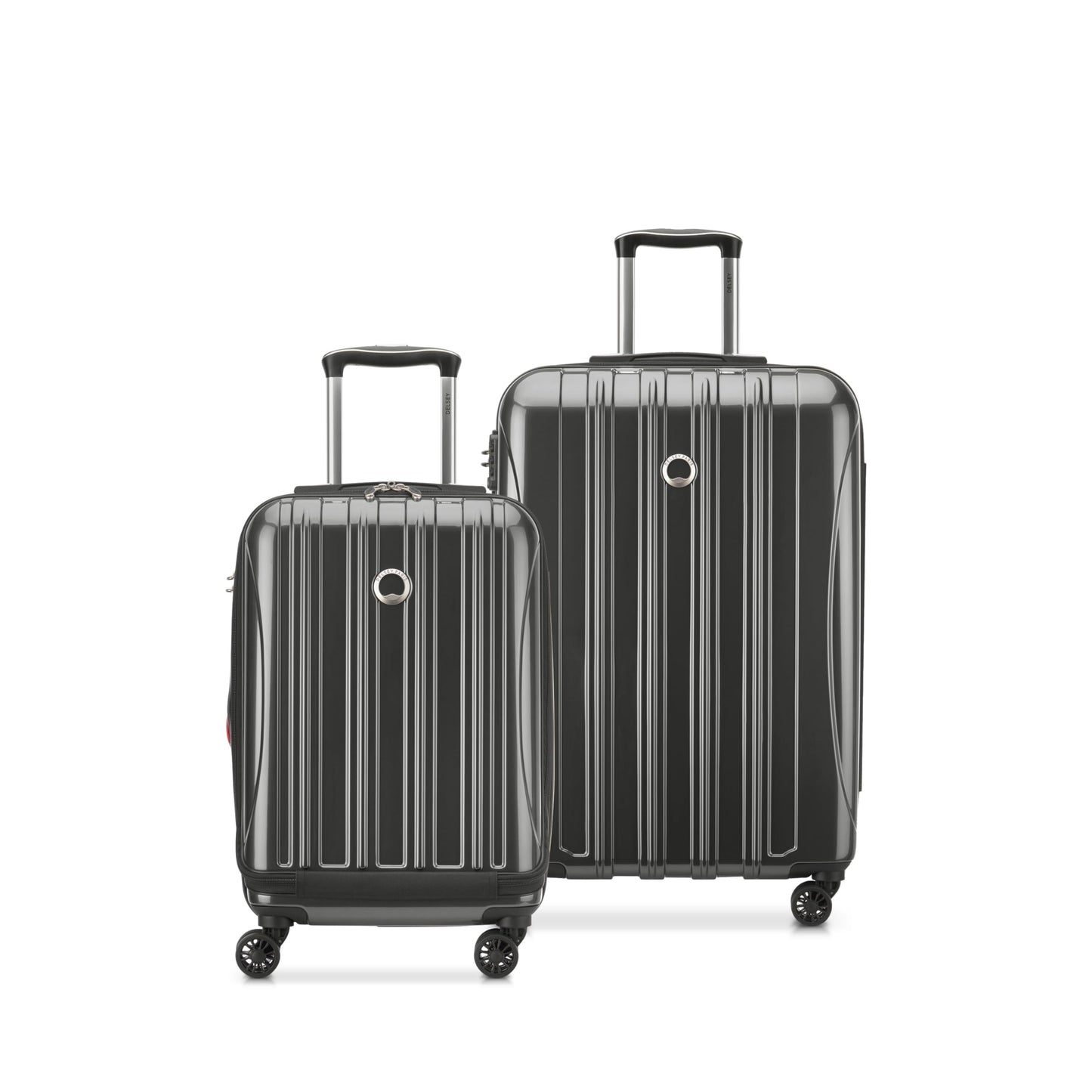 DELSEY PARIS Helium Aero Hardside Expandable Luggage with Spinner Wheels, Blue Cobalt, 3-Piece Set (21/24/28)