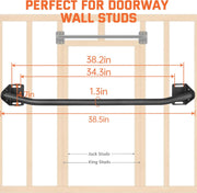 Pull Up Bar Wall Mounted-Heavy Duty Joist Mounted Pull Up Bar-Premium Strength Training Pull-Up Bars-Fast and Easy Installation for Home and Garage Use,Supports up to 600 Lbs