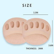 Ball of Foot Cushions (5 Pairs) - Metatarsal Pads for Women & Men, Soft Forefoot Pads for Ball of Feet, Reusable, Breathable, Prevent Pain & Discomfort
