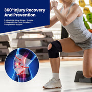 Knee Brace for Meniscus Tear, Knee Pain, Adjustable Breathable Knee Support with Side Stabilizers for Knee Pain Arthritis Recovery Joint Support, Women and Men