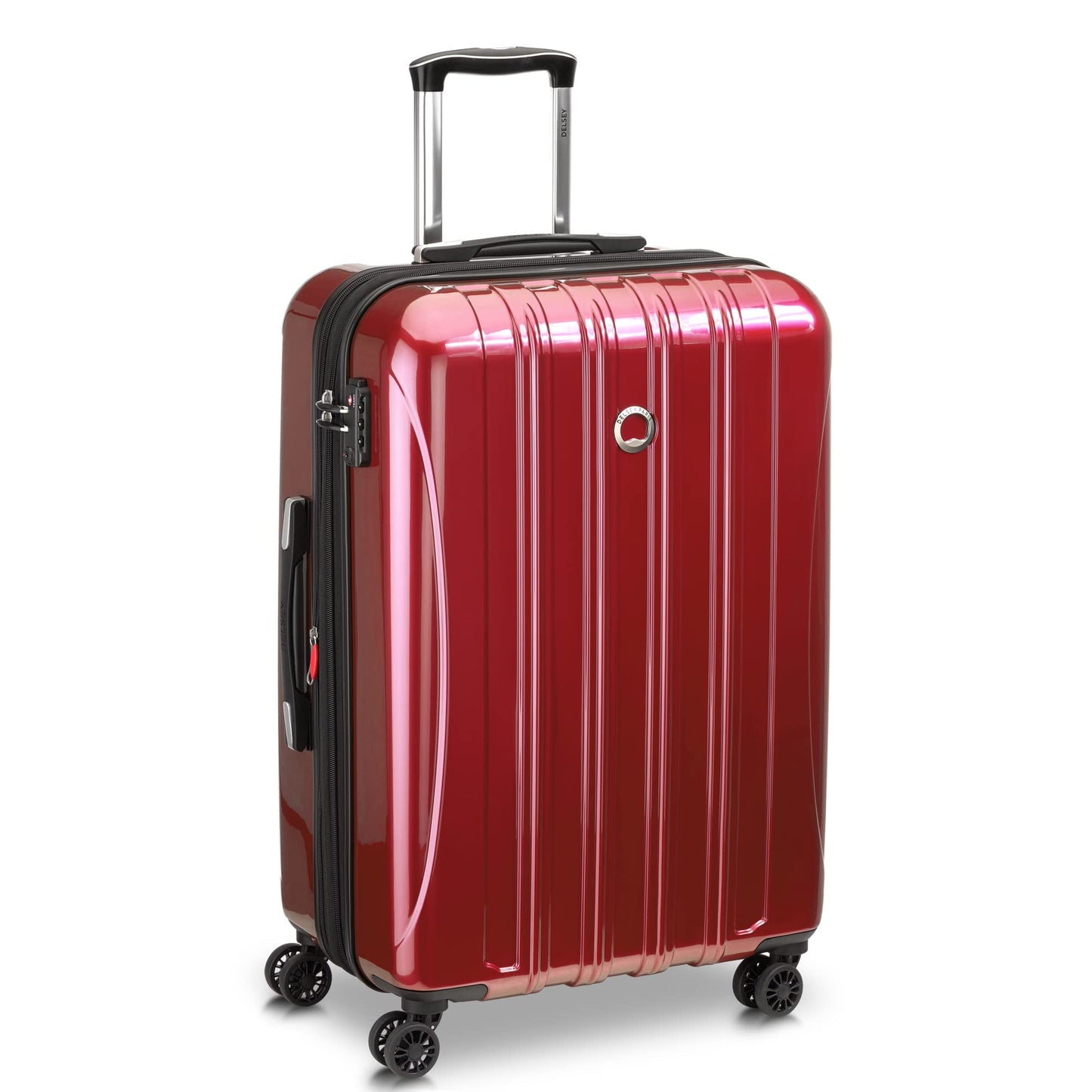 DELSEY PARIS Helium Aero Hardside Expandable Luggage with Spinner Wheels, Blue Cobalt, 3-Piece Set (21/24/28)