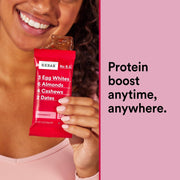 RXBAR Protein Bars, 12g Protein, Gluten Free Snacks, Strawberry, 22oz Box (12 Bars)