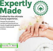 Towels N More 6 Pack 22"X44" Small Light Weight Gym Towels or Can be Used as Quick Dry Bath Towel or Salon Towel, 100% Ring Spun Cotton Loops Sweat Towels Women's Hair Dry Towel