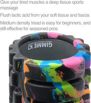 Trigger Point Releasing Foam Massage Roller with Medium Compression for Exercise, Stretching, and Muscle Recovery - Relieves Muscle Tightness, Improves Mobility, and Circulation