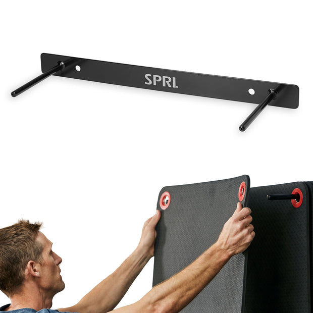 SPRI Hanging Exercise Mat, Fitness & Yoga Mat for Group Fitness Classes, Commercial Grade Quality with Reinforced Holes