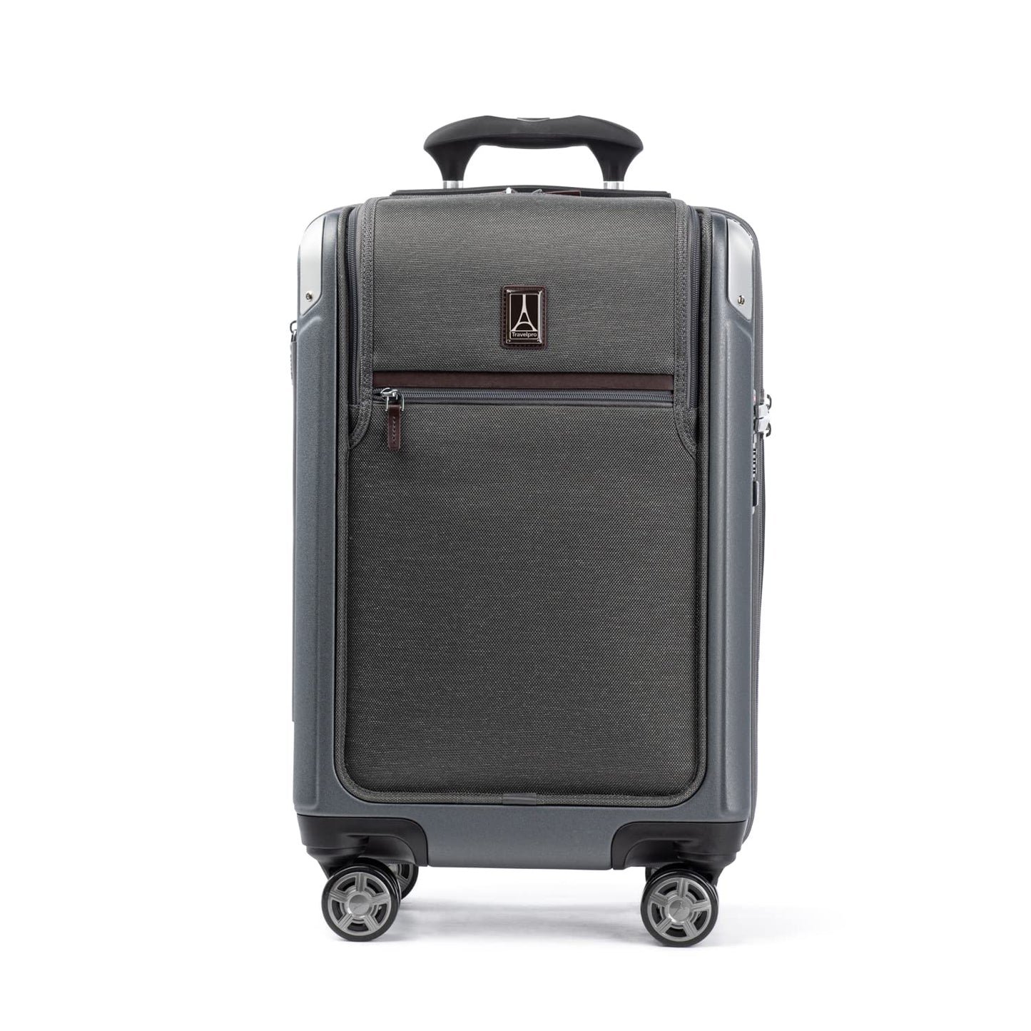 Travelpro Platinum Elite Hardside Expandable Checked Luggage, 8 Wheel Spinner, TSA Lock, Hard Shell Polycarbonate Suitcase, True Navy Blue, Checked Large 28-Inch