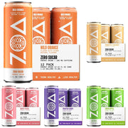 ZOA Zero Sugar Energy Drinks, Tropical Punch - Sugar Free with Electrolytes, Healthy Vitamin C, Amino Acids, Essential B-Vitamins, and Caffeine from Green Tea - 16 Fl Oz (12-Pack)
