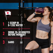 Xwerks Ignite Watermelon Pre Workout Powder, Natural Keto Pre Workout for Women and Men with Explosive Energy, Gluten Free Blend for Endurance and Stamina, 150mg Caffeine, 30 Servings