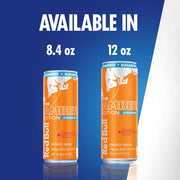 Red Bull Amber Edition Sugar Free Energy Drink, Strawberry Apricot, with 80mg Caffeine plus Taurine & B Vitamins, 8.4 Fl Oz, 6 Packs of 4 Cans (Pack of 24)