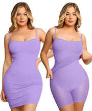 Popilush Summer Dresses for Women 2025 - Club Dress Cocktail Shapewear Mini Dress Spaghetti Straps Dinner Date Night Bodycon