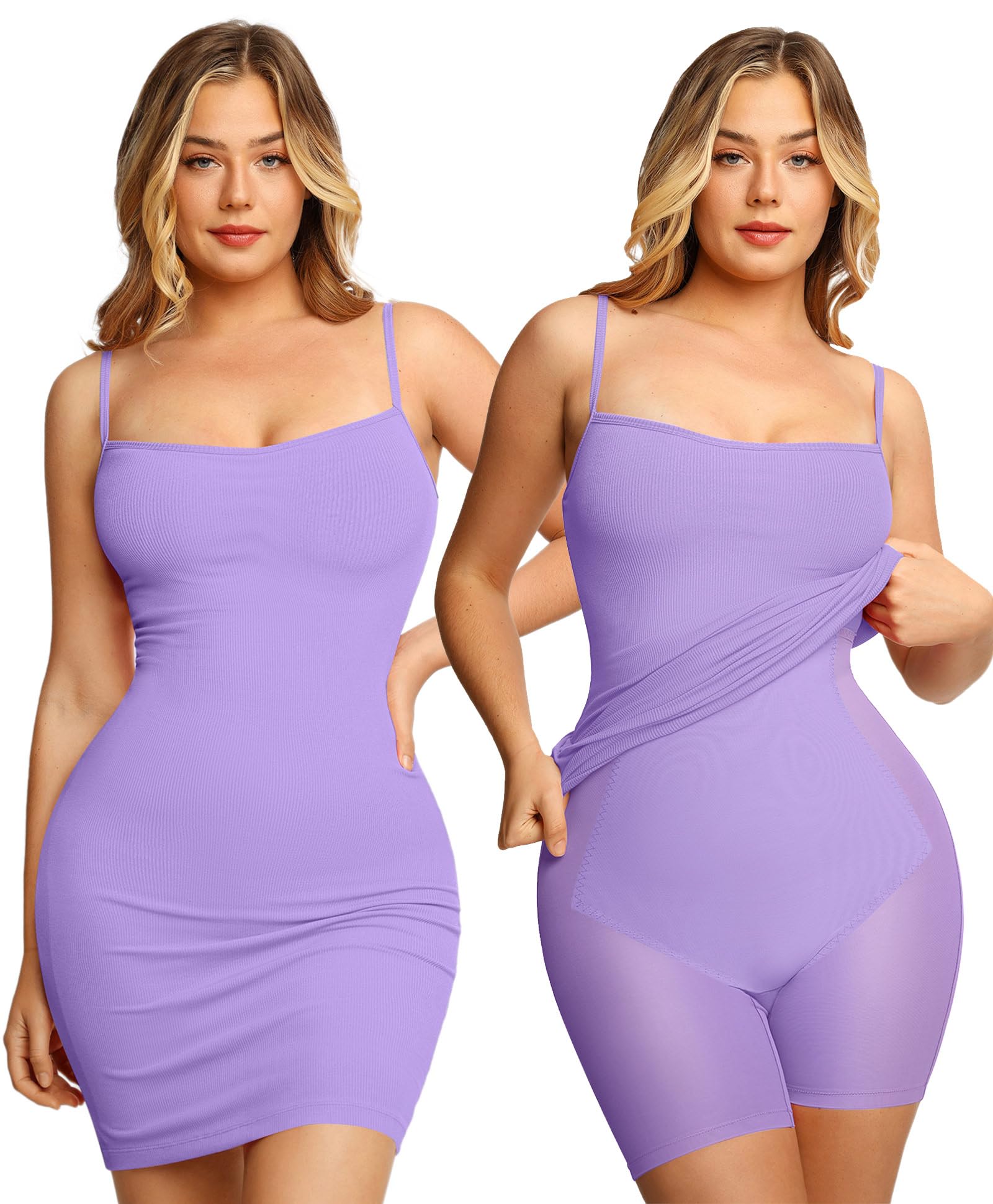 Popilush Summer Dresses for Women 2025 - Club Dress Cocktail Shapewear Mini Dress Spaghetti Straps Dinner Date Night Bodycon