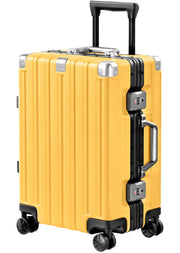 Krute Luggage 28 Inch Checked Suitcase with Spinner Wheels Zipperless Aluminum Frame Luggages TSA Lock No Zipper Hardshell Lightweight PC+ABS Large Suitcases