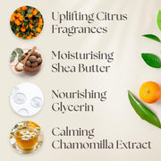 Nurture by Nature RELAX & UPLIFT Spa Kit – Birthday Gifts for Women – 6-in-1 Self-Care Kit, Spa Gift Baskets for Women, Bath Sets Gift - Bath Salts, Body Scrub, Bath Bomb, Candle, Hand Cream, Soap