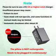 Non-Rechargeable (Plug-in Model) 3-in-1 Neck Vibrating Massager Pillow with Heat & Traction, Cervical Pillow Traction Massager for Neck Hump,Light Grey