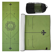 Yoga Towels, Non Slip Hot Yoga Mat Towel with Grip Dots,Super-Absorbent Soft Microfiber Yoga Blanket for Pilates, Fitness and Workout 72inch x 24inch