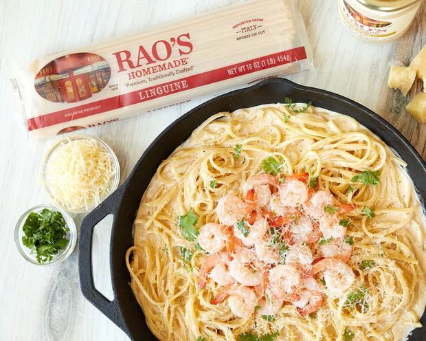 Rao's Homemade Fettuccini Pasta, 16oz, Traditionally Crafted, Premium Quality, From Durum Semolina Flour, Traditional Bronze Die Cut, Imported from Italy