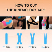 OK TAPE Kinesiology Tape, Regular Original Cotton Elastic Athletic Tape for Support and Recovery, Sports Tape, 2in×16.4ft Uncut Roll - Pink