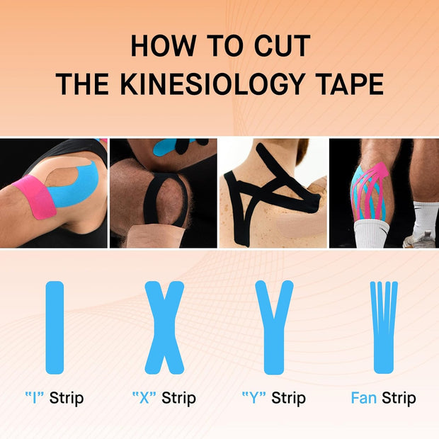 OK TAPE Kinesiology Tape, Regular Original Cotton Elastic Athletic Tape for Support and Recovery, Sports Tape, 2in×16.4ft Uncut Roll - Pink