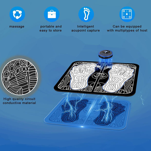 UQQU EMS Foot Massager-Health Expert Electronic Stimulator