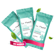 La Fresh Travel Lite Antiperspirant and Body Wipes - 50 Individually Wrapped Deodorant Wipes for Adults, Men and Women Travel Essentials
