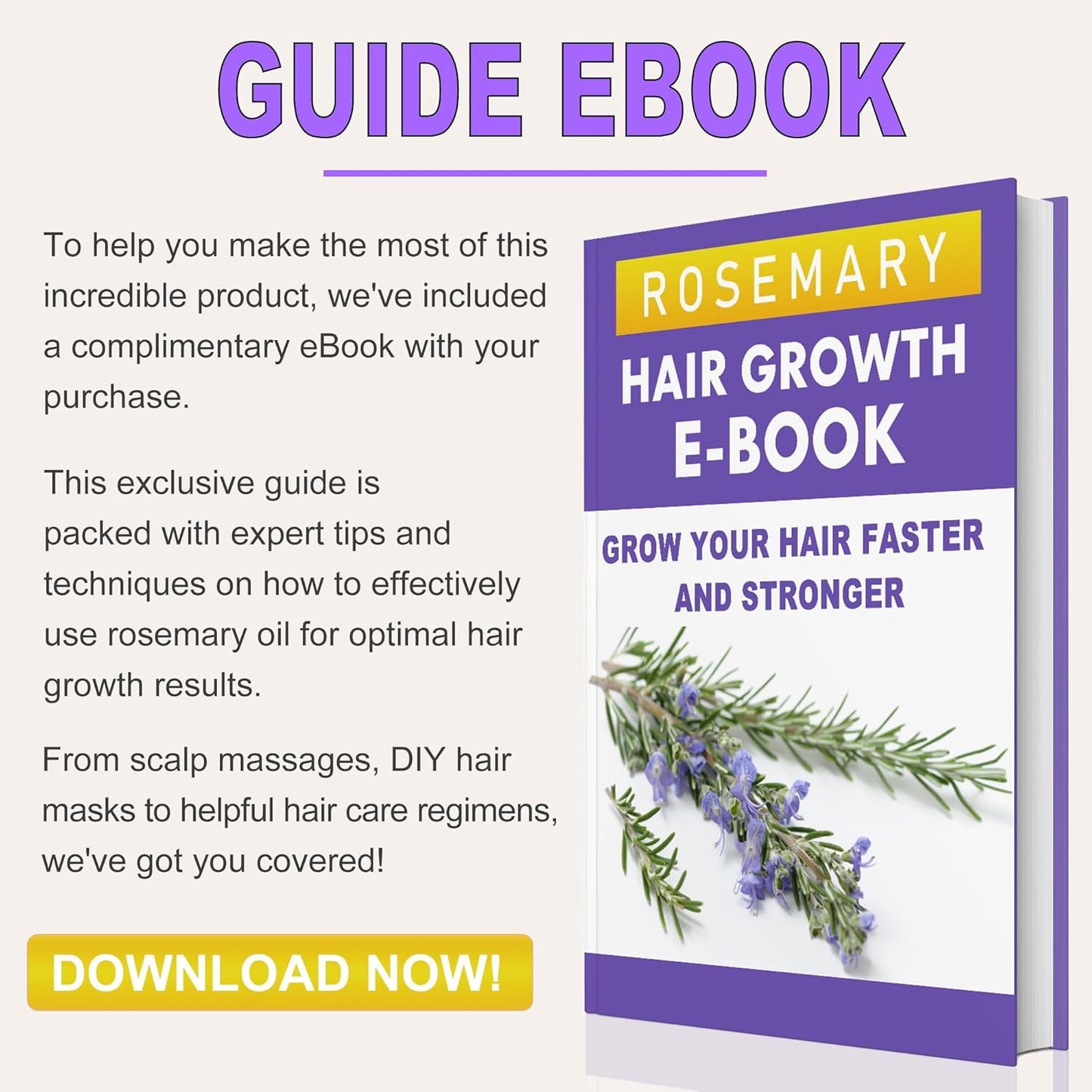 GOLDWORLD Rosemary Oil for Hair Growth,2 Pack Growth Serum Products w/Scalp Massager Castor Biotin Argan Thinning Dry Damaged Ingrown Regrowth Loss Treatment Women Men