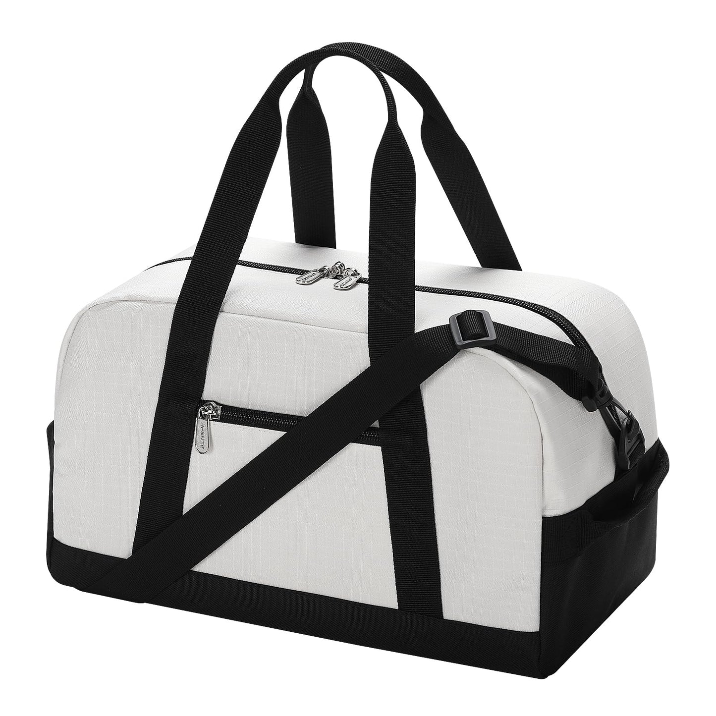 Small Gym Bag 14 inch lightweight Carry On Mini Duffel Bag for Travel Sport - Black