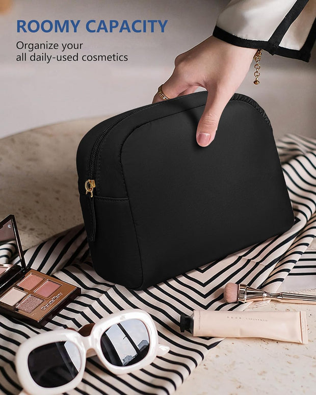 Travel Duffle Gym Bag for Women: Carry on Weekender Bags with Toiletry Bag Duffel Tote Bag with Wet Pocket Water Resistant Overnight Bag for Womens Hospital Work Sports Yoga Bags Black