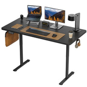 Simple Deluxe Electric Standing Desk, Standing Desk Adjustable Height, 24x40 Inches Sit Stand up Desk, Ergonomic Rising Computer Table with Memory Preset, Rustic Brown