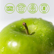 Sovány Sparkling Water, Green Apple, Seltzer Water Drinks, USDA Organic, Made With Real Fruit, Non-GMO, Vegan, No Added Sugar, Low Calorie, 12 fl oz, 12 Pack