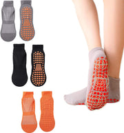 VFlex Tourmaline Slimming Self-Heating Shaping Socks - 3 Pairs of Acupressure Health Socks for Foot Massage