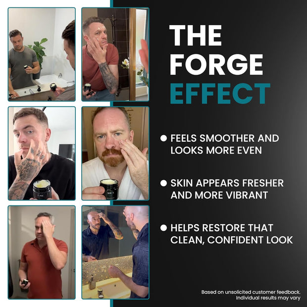 The Forge Skin Men's Beef Tallow Balm for Skin | Beef Tallow for Skin Face Mens Skin Care Cream Facial Skincare Face Moisturizer for Men