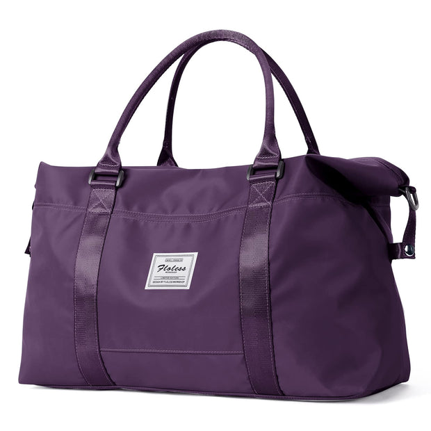 Sport Travel Duffle Bag Large Gym Tote Bag for Women, Weekender Carry on Bag for Airplane, Ladies Beach Overnight Bag Waterproof Luggage Bag with Wet Pocket