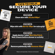 Skin Grip Adhesive Patches Compatible with Dexcom G7 & Stelo CGM – Waterproof & Sweatproof Cover for Continuous Glucose Monitor Sensor, Stays Secure for 10-15 Days – 20 Pack, Camo