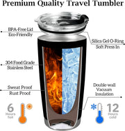 Personalized Bulk Stainless Steel Tumblers 20 oz - Set of 6/12/24/48 - Custom Photo Tumblers Bulk Packaging - Personalzied Tumbler with Logo & Text - Personalized Tumbler Wholesale