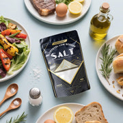 Salt for Pickling, Canning & Cooking | Fine Grain Table Salt with Natural Minerals | For Steak & Baking | Lite Low Sodium Healthy Salt, Resealable 8.8oz (Pack of 2)