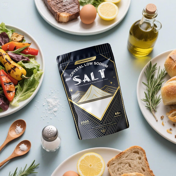 Salt for Pickling, Canning & Cooking | Fine Grain Table Salt with Natural Minerals | For Steak & Baking | Lite Low Sodium Healthy Salt, Resealable 8.8oz (Pack of 2)