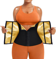 TrainingGirl Waist Trainer for Women Lower Belly Waist Trimmer Corset Tummy Wrap Workout Sweat Belt Band Sports Sauna Suit