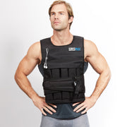 RUNmax 20LBS - 150LBS Adjustable Weighted Vest Wtih Shoulder Pads Option for Men and Women