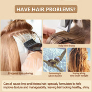 PURC Magical Keratin Treatment Mask, Advanced Molecular Roots Conditioner for Dry & Damaged Hair, 5 Seconds Restore Soft Hair (120ml)