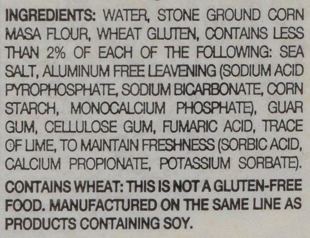 La Tortilla Factory Handmade Style White Corn & Wheat Tortillas, Non-GMO, 14g of Whole Grains, 8-Count, 11.57 oz.