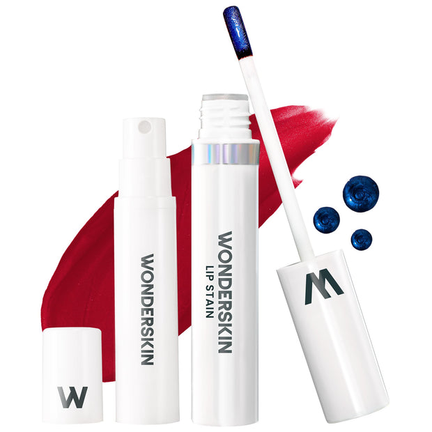 Wonderskin Wonder Blading Lip Stain Peel Off Masque - Long Lasting, Waterproof and Transfer Proof Nude Lip Tint, Matte Finish Peel Off Lip Stain (Whimsical Masque)