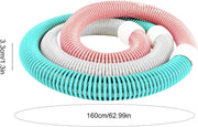 Weighted Soft Hula Circle for Adults - 3.3lb Foldable Fitness Hoop, Portable Home Gym Adults Body Waist Slimming Exercise Equipment